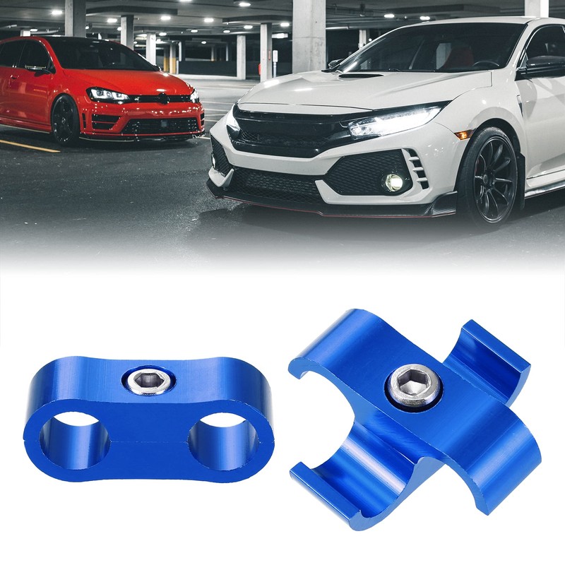 X AUTOHAUX 3pcs AN4 Car Hose Separator Clamp Fuel Line