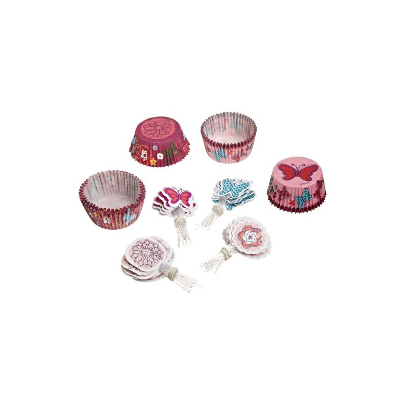 Wilton Spring Flowers Cupcake Combo Pack Boxed Set