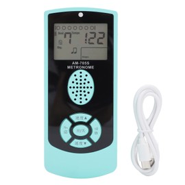 Digital Metronome High Accuracy Universal Vocal Counting Metronome with LED Indicator
