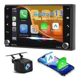 4GB+64GB 7 Inch IPS Touch Screen Android 13 Car Stereo for xB 2004-2015/xD 2008-2014/FR-S 2013-2016/tC 2005-2016 Support wireless Carplay & Android Auto MIrror Link Free Backup Camera FM SWC GPS Radio