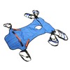 Patient Full Body Lift Sling Royalblue Head Support Toileting Transfer