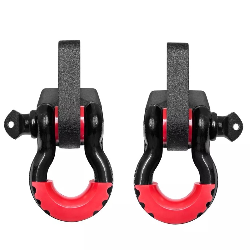 Vijay Front Tow Hook Mount Bracket and D-Ring Fit 2017-2021