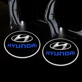 KLIFE LIMITED  2Pcs LED Car Door Projector Welcome Light for Honda Civic/Accord/CR-V/Fit/HR-V/Vezel/Odyssey:_HYUNDAI