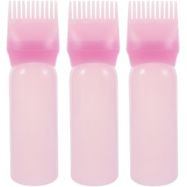 Beavorty Root Oil Applicator Bottle Hair Oil Applicator Comb Bottle for Hair Care