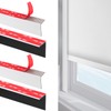 WINSMAR 100% Blackout PVC Light Blocking Strip for Window Shades