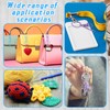 Otoolling 64 Pcs Colorful Swivel Snap Hook with Key Rings