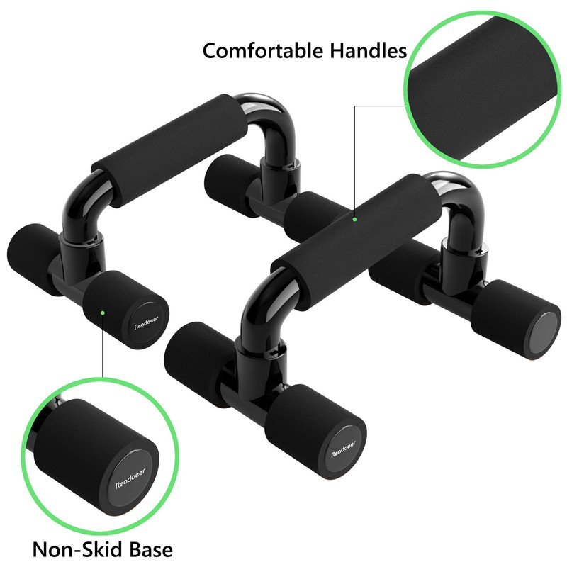 READAEER Pushup Bars Stands Handles Set for Men and Women
