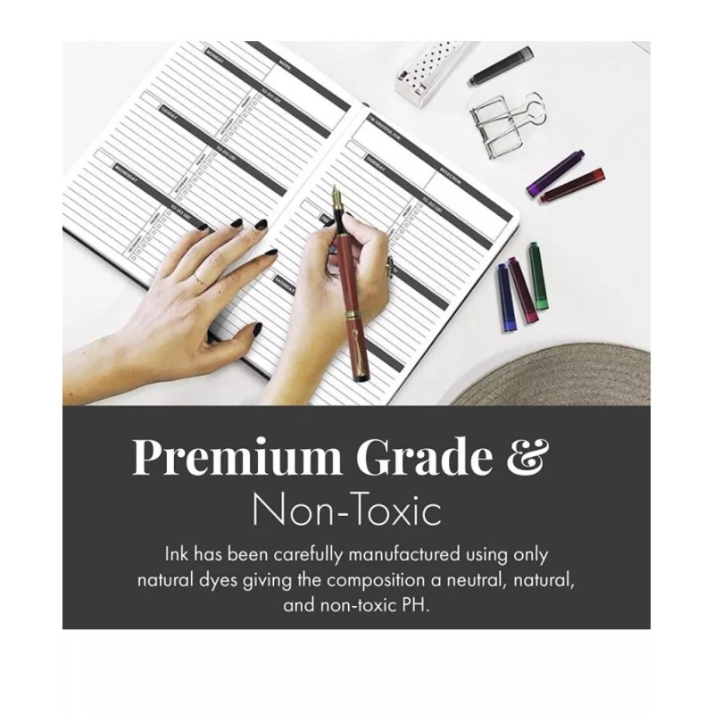 Wordsworth And Black Fountain Pen Ink Refills Variety Colors Ink