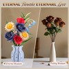 Nenjindz Flowers Bouquet Building Set with Vase 787 PCS Botanical