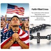 GIGLIM Soccer Gifts for Boys Cross Bracelet with 18K Gold