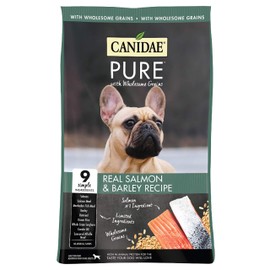 Canidae Pure with Wholesome Grains Limited Ingredient Dry Dog Food, Real Salmon and Barley Recipe, 4 lb Bag