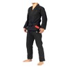 FUJI All-Around Brazilian Style Jiu Jitsu Uniform, Black (Black Lettering),