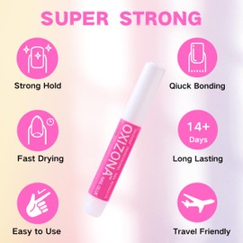 Perfect Pair Nail Essentials Bundle - Long-Lasting Nail Glue & Secure Adhesive Tabs