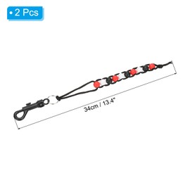 PATIKIL Golf Beads Score Counter Golf Stroke Counter Beads with Clip Golf Accessories for Women Men Golfers Stroke Counter Red/Black/White