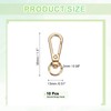 sourcing map 10Pcs Swivel Lobster Clasps, Zinc Alloy Classic Swivel