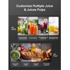 Juicer Machines, Juilist 3" Wide Mouth Juicer Extractor Max Power