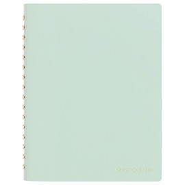 Maruman Septcouleur Lab Notebook, 5.98 x 4.57 Inches (A6), 3mm square grid, 100 sheets, Comfort Mint (N769-53)
