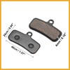 Partuto 4 Pair Semi Metal Disc Bike Brake Pad W/Split