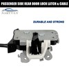 Nakuuly Left Driver Side Rear Door Lock Latch & Cable