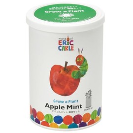 Seishin Ceramics HP-0201 Easy Cultivation Kit, Apple Mint, Herbs, Herbs, Cultivation Set (Free Research/Food), Pot Diameter Approx. 2.8 inches (7 cm), Harapeko Aomushi, Nakayoshi