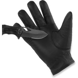 normani Cut Protection Security Police Gloves with Quartz Sand Filling and Kevlar Inner Material – Also in Plus Size (XS-5XL) Size M