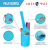 ALLEN & MATE Unisex Yoga Exercise Mat Bag with Large
