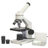 AmScope - M102C-PB10 40X-1000X Biological Compound Microscope with Prepared and
