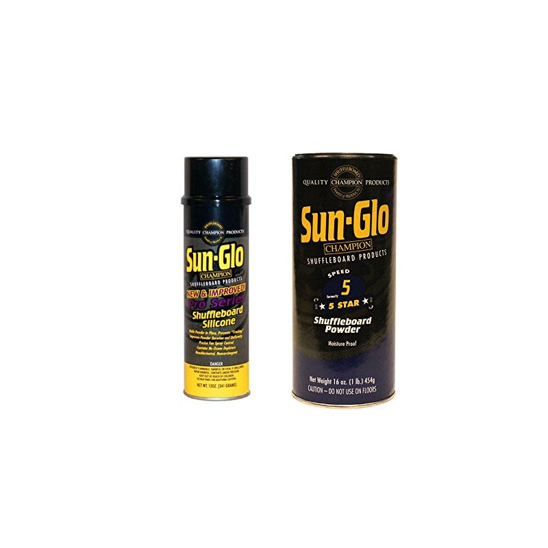 Sunglo Silicone Shuffleboard Spray (12 oz.) & #5 Speed Shuffleboard