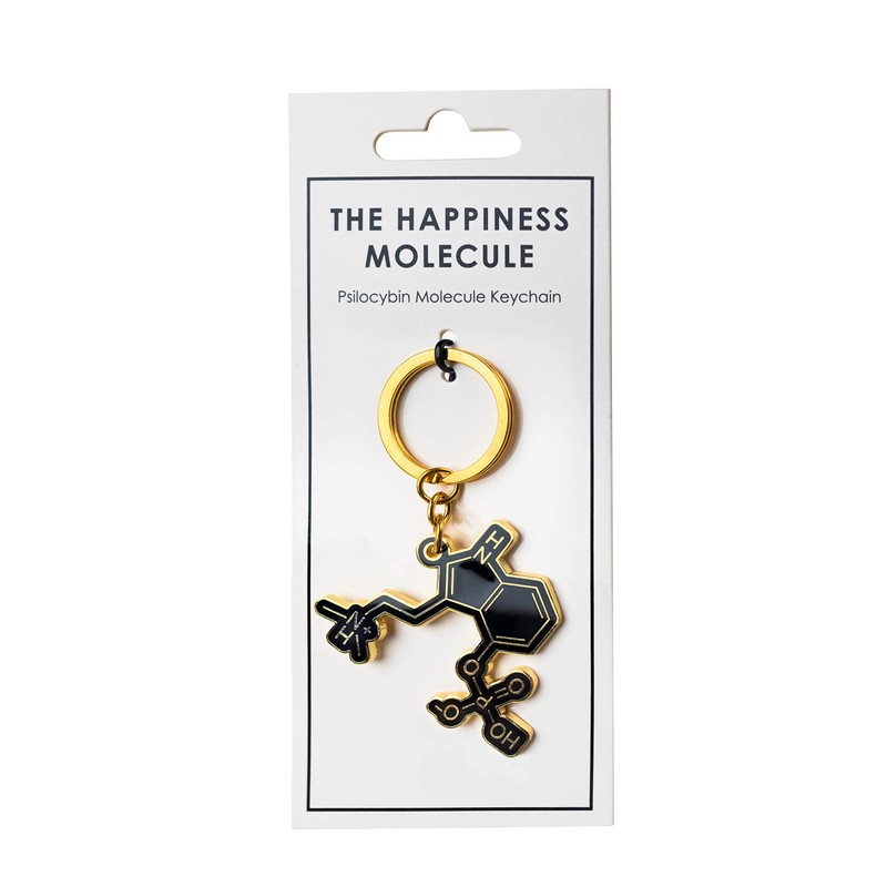 Jungle Empire Psilocybin Molecule Keyring | Magic Mushrooms Keyring |