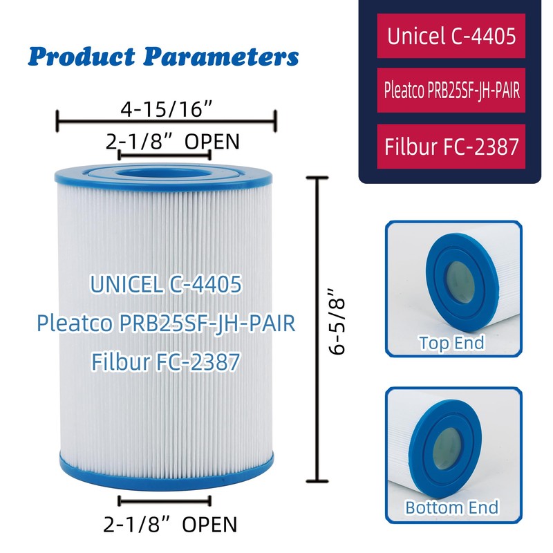 Mamokin C-4405 - Filtro de spa (2 unidades)