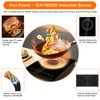 AceFox 1800W Electric Induction Burner with LED Display, Built-in Design,