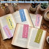 Laffact Colorful Butter Stick Shaped Bookmark, 120Pcs Book Club Reader