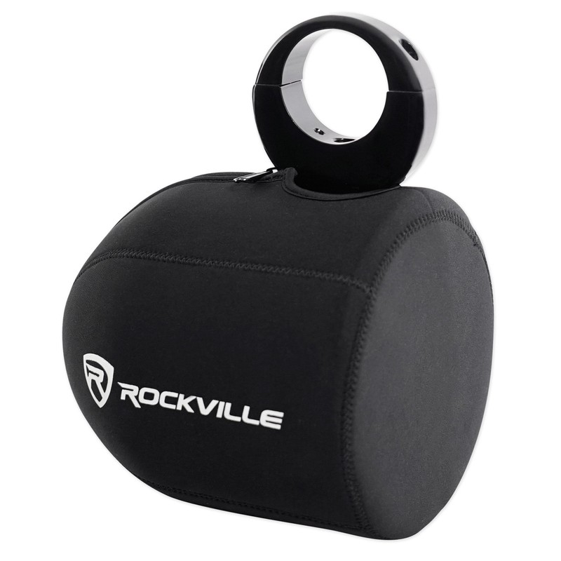 Rockville RWBC80 Neoprene Covers for 8" Marine Wakeboard Tower Speakers,