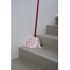Vileda SuperMocio Microfaser Wischmop Ersatz, rot