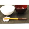 isida Chopsticks Lunch Dots Mini Brown 18 cm