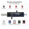 SD Card Reader,DHTtechky USB 3.0/USB C Memory Card Reader Adapter,Camera