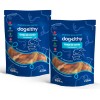 Dogelthy Pack De 2 Bolsas De Oreja De Cerdo Deshidratada