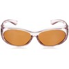 Polarized Lens, UV Protection, Soft Shape, Stylish, Over Glass, Rose