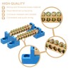 Sourcing Map 5 Pcs Brass 8 Position Ground Bus Bar