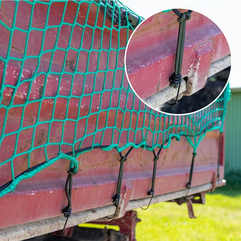CargoVA® – 10 Bungees with Hooks and Practical Bag –