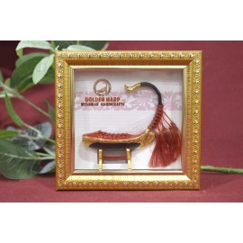 Myanmar Minature Burmese Harp Saung from Myanmar Handicrafts Music String Instrument