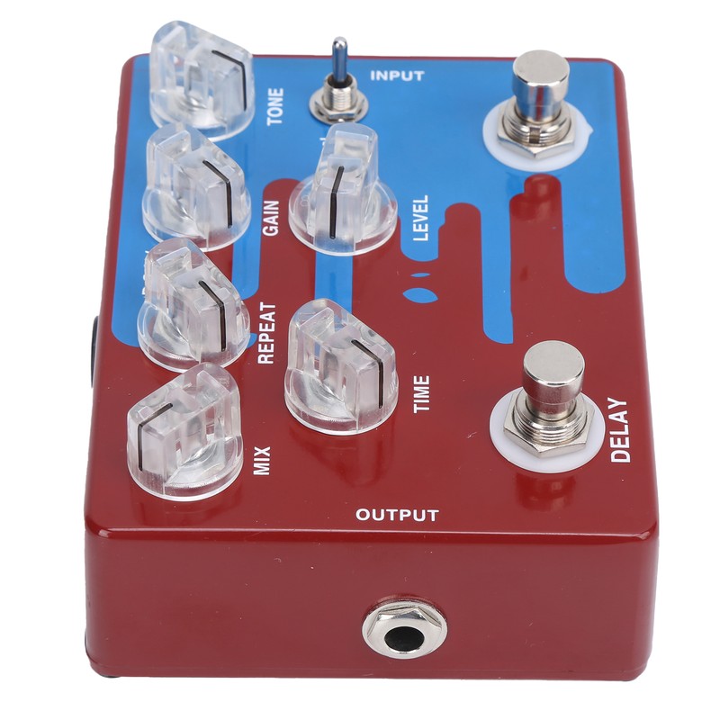 Distortion Delay Guitar Effect Pedal Digital with 3 Molds CP‑68