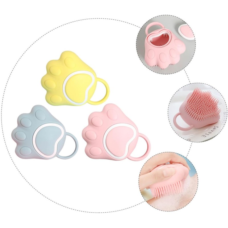 Silicone Bath Brush, Compact Lightweight Accessory for Travel and Daily