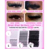 Wispy Lash Clusters with Spikes Volume Eyelash Clusters with 2