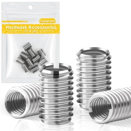 Caianwin M10 to M6 Thread Insert, Pack of 10, Quick Thread Insert, Stainless Steel Screw Nuts for Thread Repair