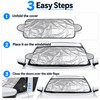 Waterproof Car Windshield Snow Cover – Protective Sun Shade for