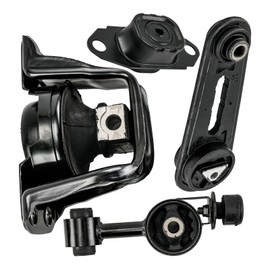 Torchbeam Engine Motor Mount and Trans Mount Fit for Nissan Versa 2007-2012 1.8L, Nissan Cube 2009-2014, Replace A4323,A4312, 4PCS, Engine Mounts and Transmission Mount