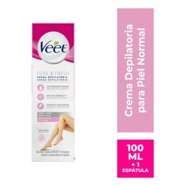 Veet Pure & Fresh crema depilatoria piel normal 100ml