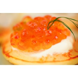 GUARANTEED OVERNIGHT! Wild Fresh Alaskan Salmon Caviar Roe Ikura Ketta Keta - 4 oz Jar
