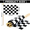 30Pcs Black and White Checkered Flags, Checkered Racing Flag On